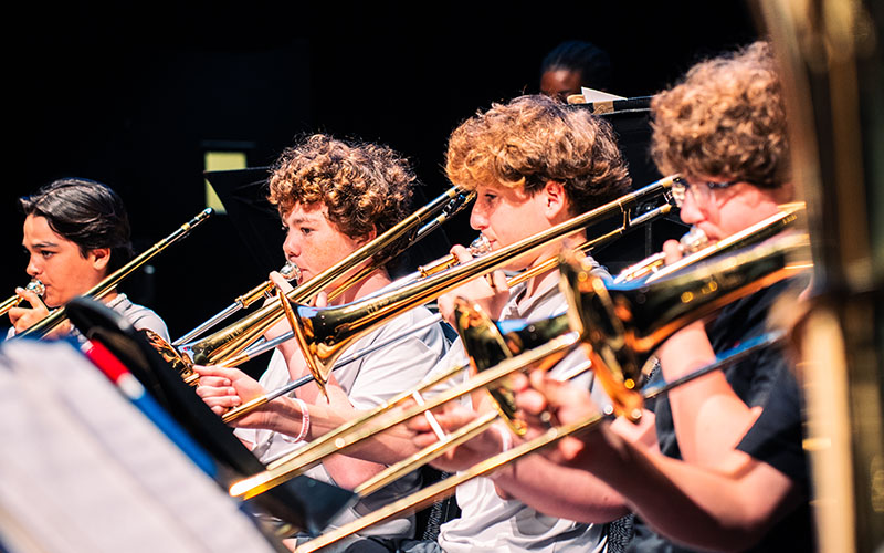 Band performing